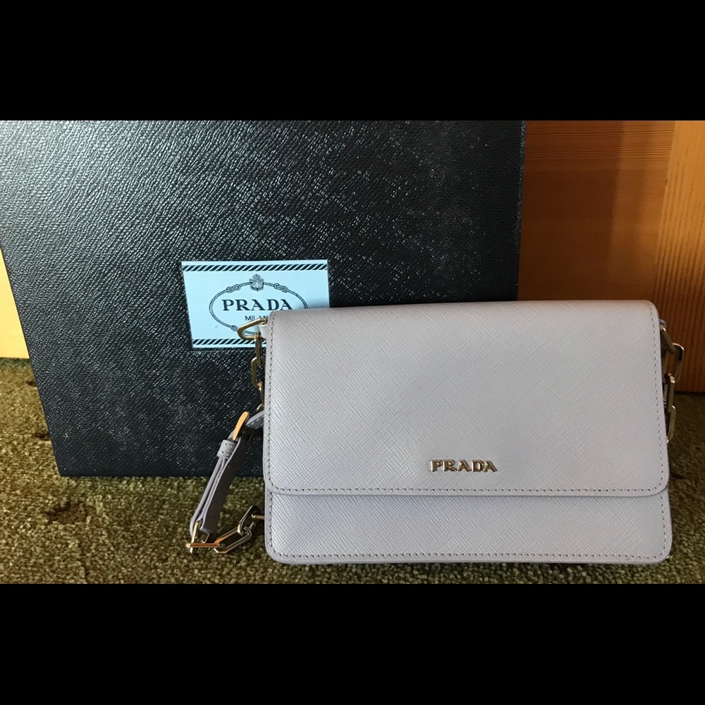 Prada crossbody bag on adjustable strap